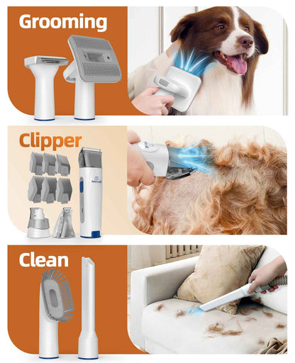 eviloon™ - Oneisall Dog Grooming Vacuum Kit with 7 in 1