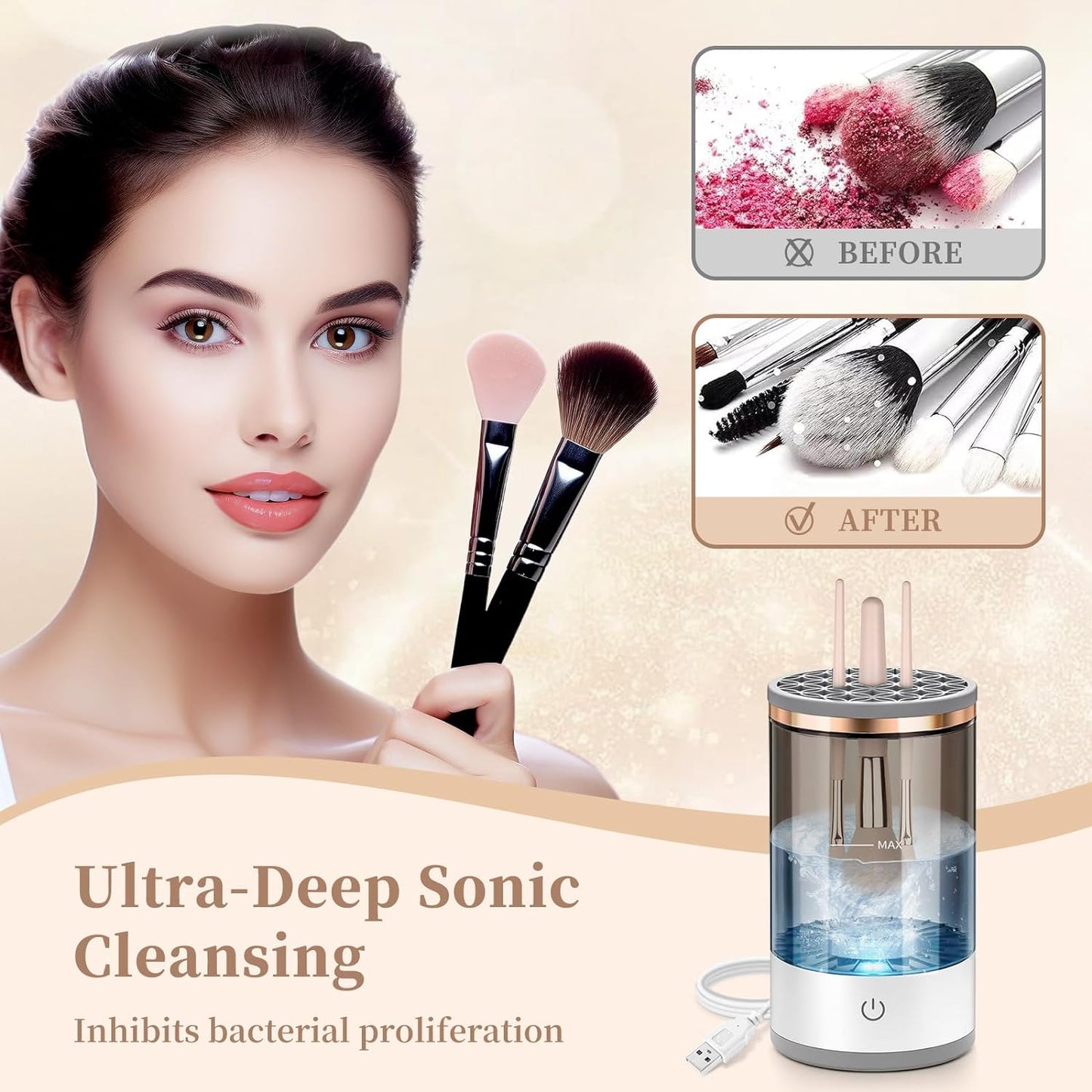 eviloon™ - ANTIBACTERIAL DEEP CLEAN MAKEUP BRUSH