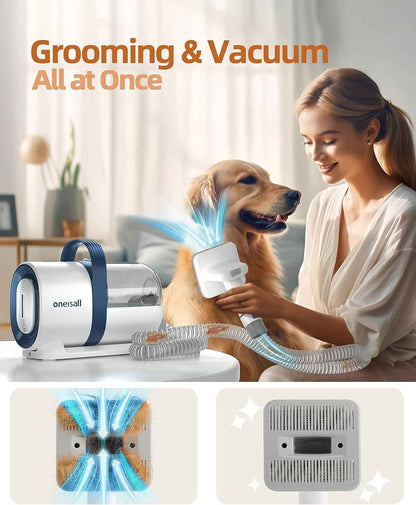 eviloon™ - Oneisall Dog Grooming Vacuum Kit with 7 in 1